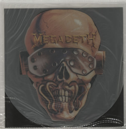 Megadeth Wake Up Dead UK shaped picture disc (picture disc